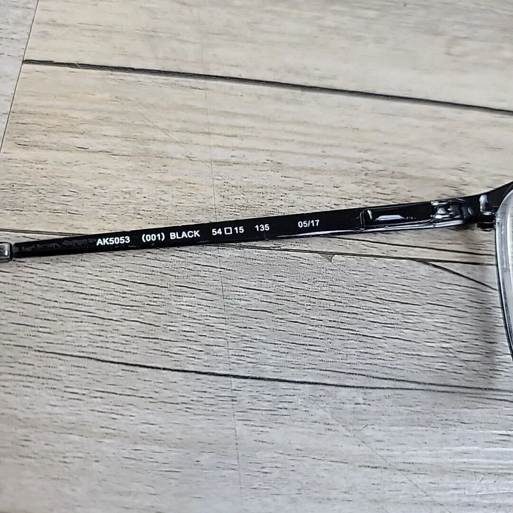 Anne Klein AK5053 001 Eyeglasses Black Metal‎ Square 54-15 135 Frames Only